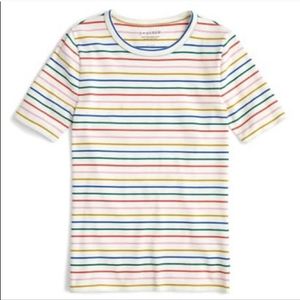 J crew perfect fit rainbow tee shirt